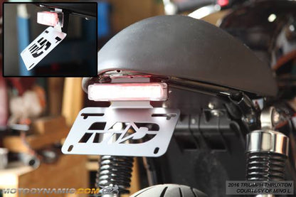 Motodynamic Tail Tidy / Fender Eliminator with integrated turn signals - 2016+ Triumph Thruxton R/RS, 2019-2020 Speed Twin 1200