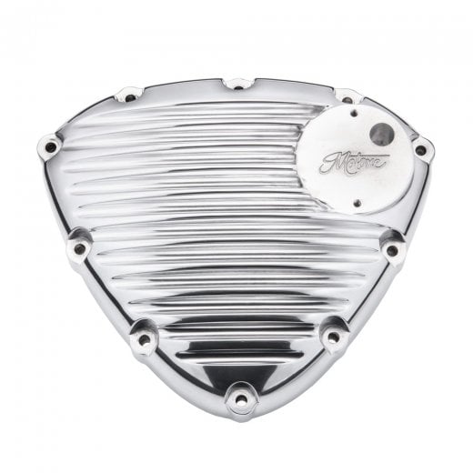 Motone Finned Stator Engine Cover - Polished Finish