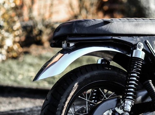 Motone Bobbed Rear Mudguard/Fender - Polished or Brushed Aluminum - 2001 - 2015 Bonneville, Thruxton, Scrambler