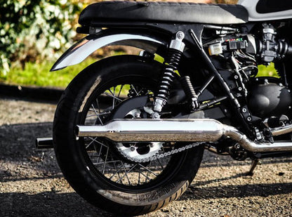Motone Bobbed Rear Mudguard/Fender - Polished or Brushed Aluminum - 2001 - 2015 Bonneville, Thruxton, Scrambler