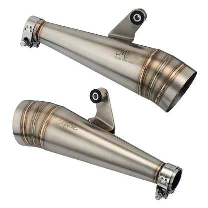 Motone ODIN - Exhaust System - 2016+ Bonneville T100 / T120 - GP Style Race Slip Ons