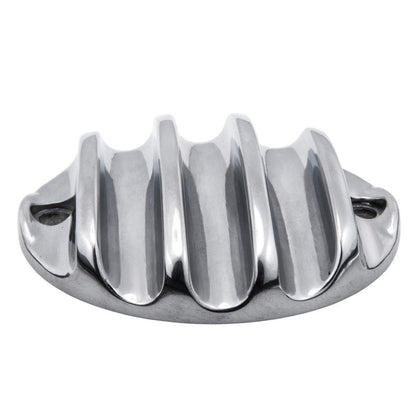 Motone Customs Ribbed ACG Cover - Polished