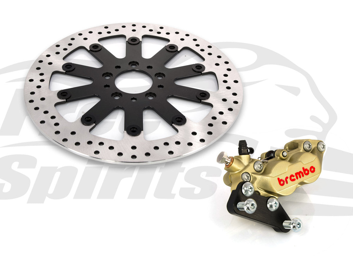 Free Spirits Brembo Front Brake kit with 320MM Rotor - 2015+ Harley Davidson Softail (Single Disk)