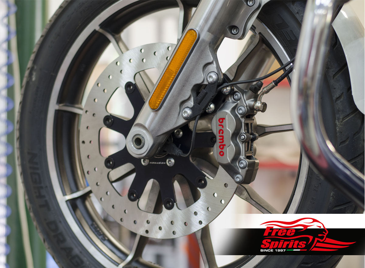 Free Spirits Brembo Front Brake kit with 320MM Rotor - 2015+ Harley Davidson Softail (Single Disk)