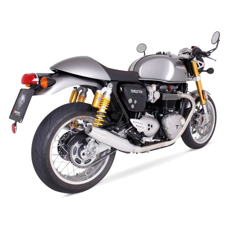 Remus Triumph Thruxton R / 1200, Speed Twin Slip Ons - Black, Chrome or Brushed