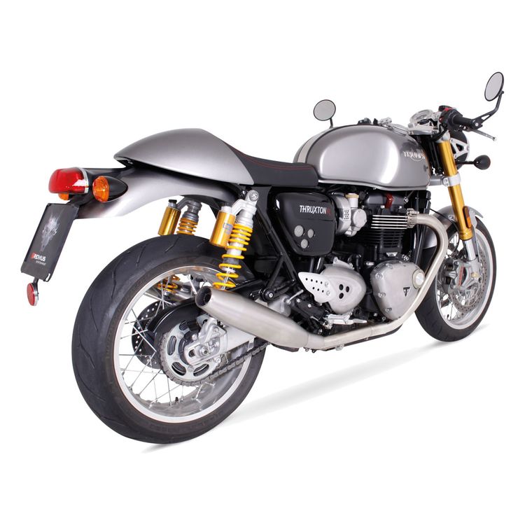 Remus Triumph Thruxton R / 1200, Speed Twin Slip Ons - Black, Chrome or Brushed