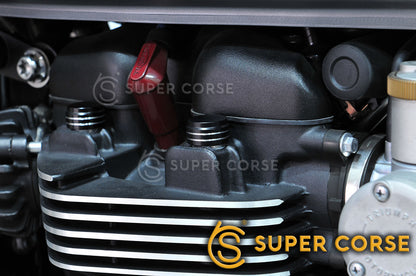 Super Corse Headbolt Covers / Dress Up Kit - Black w/ Silver