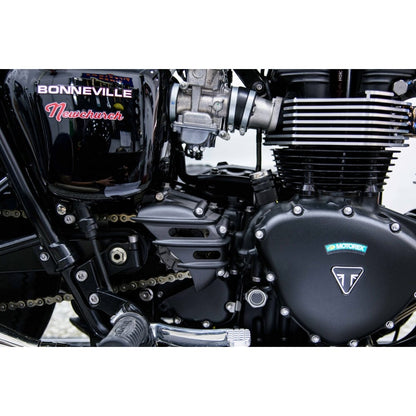 Motone Ribbed Sprocket Cover - Black
