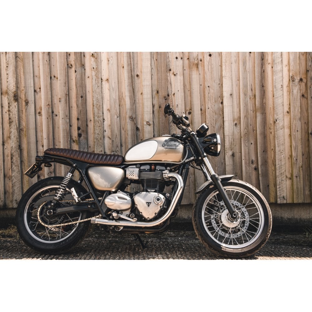 seat tobacco Motone The Viper- Low Profile Skinny Ribbed Seat - Tobacco Brown - 2016+ Triumph Classics seat tobacco Motone The Viper- Low Profile Skinny Ribbed Seat - Tobacco Brown - 2016+ Triumph Classics