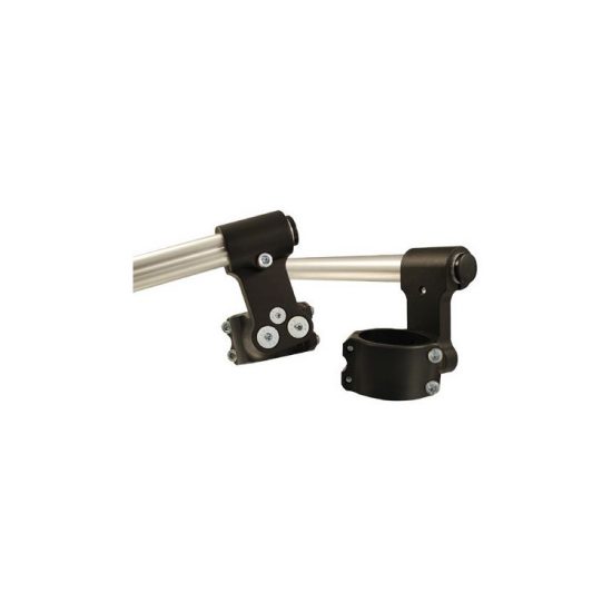 WOODCRAFT RACING 43mm CLIP-ON CLIPON HANDLEBAR KIT WITH 2" INCH RISE