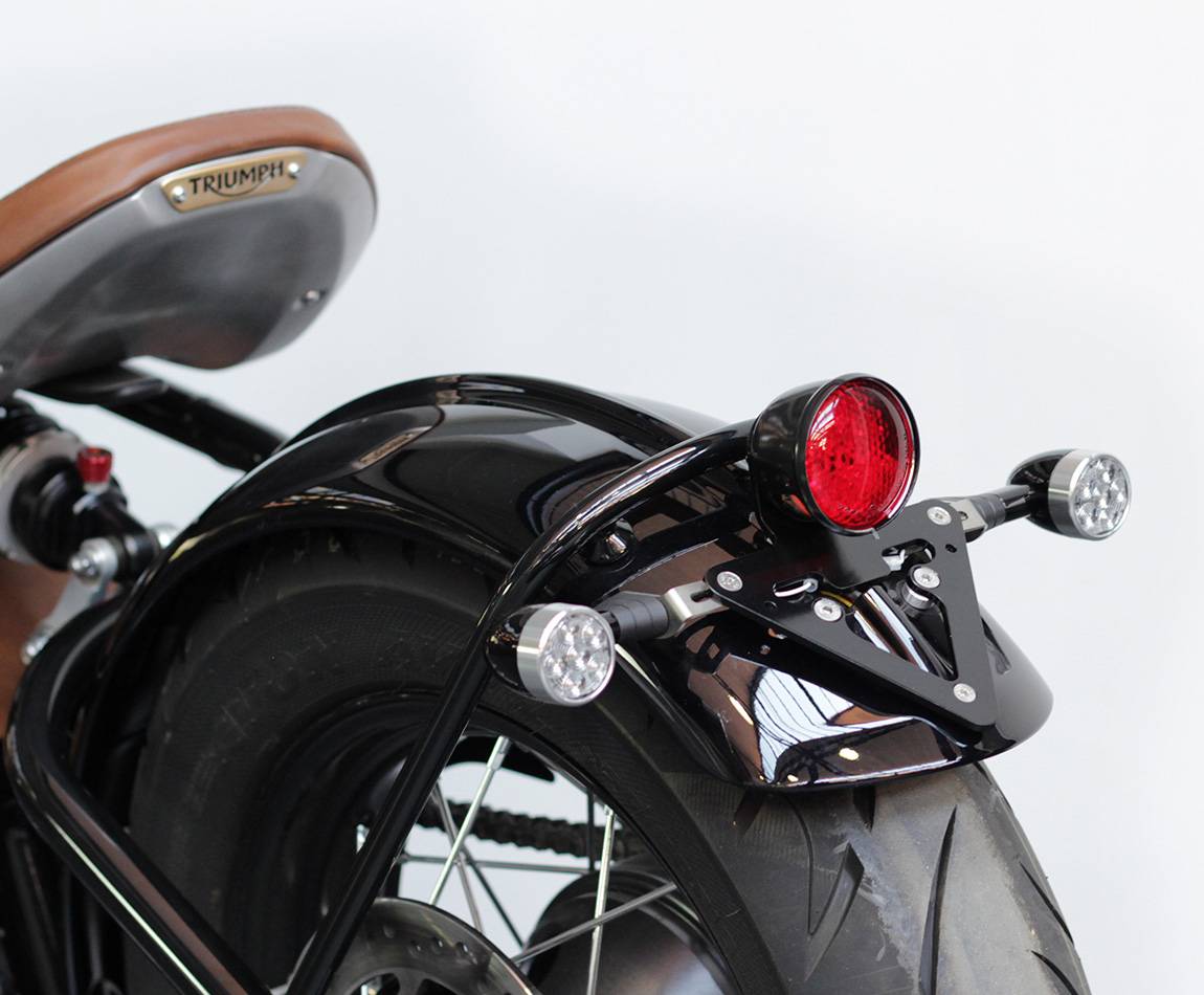 Vintage Motorcycle LED Integrated Brake Tail Light For Bobber Chopper Cafe Racer