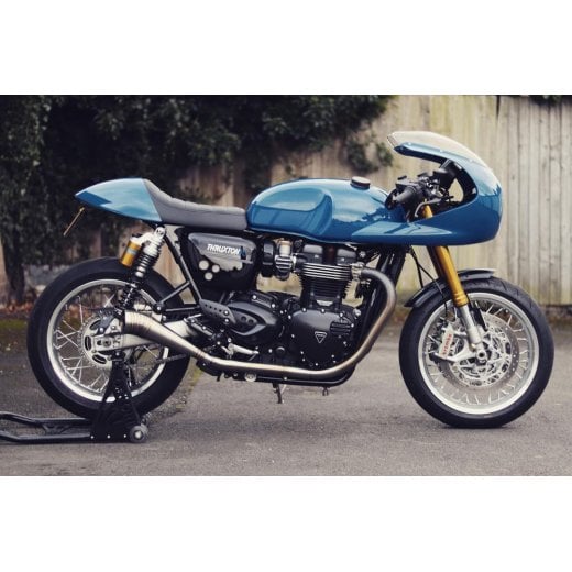 Motone ODIN - Exhaust System - Speed Twin / Thruxton - GP Style Race Slip  Ons