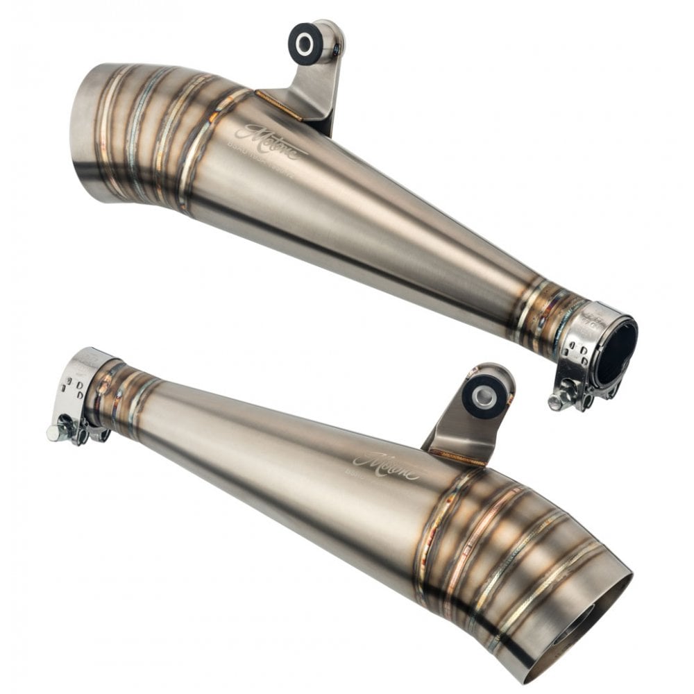 Motone ODIN - Exhaust System - Speed Twin / Thruxton - GP Style Race Slip  Ons